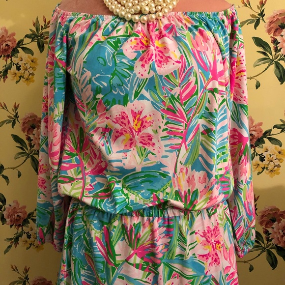🍃🌸 Lilly Pulitzer Romper Sz X-Large 🌸🍃